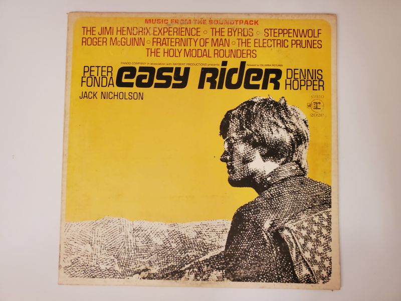 Various Artists (including The Jimi Hendrix Experience, The Byrds, Steppenwolf, Roger McGuinn, Fraternity of Man, The Electric Prunes, and The Holy Modal Rounders) Easy Rider (Music from the Soundtrack) vinyl record